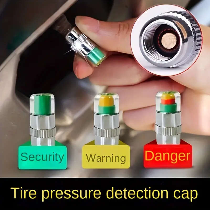 4pcs Car Tire Pressure Gauge Indicator