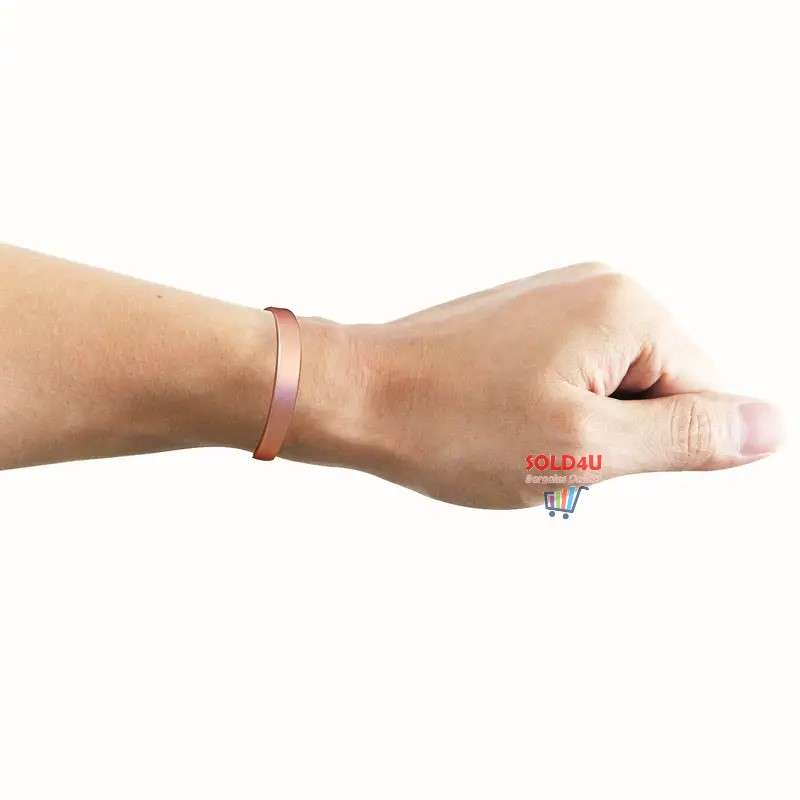 Copper Magnetic Bracelet For Men, Cuff Bangle With Effective 6Pc Neodymium Magnets