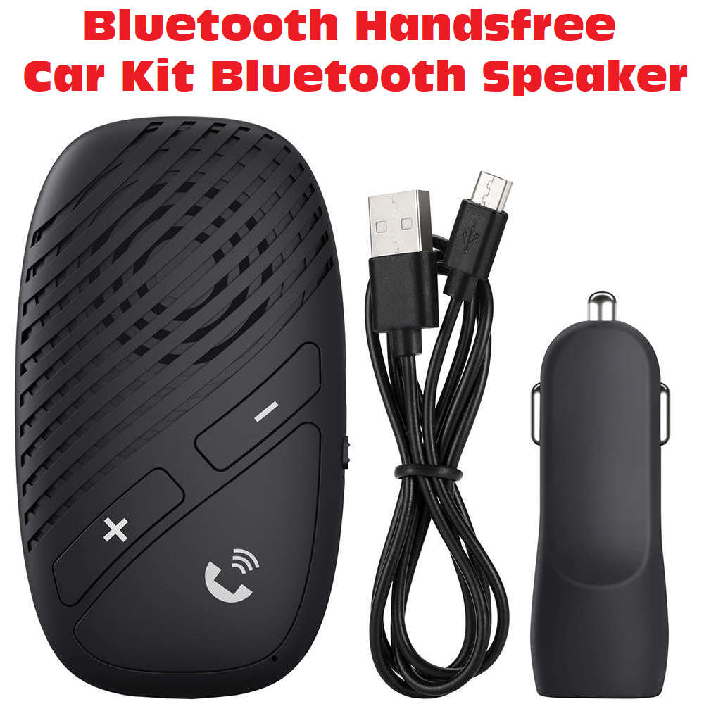 Bluetooth Handsfree Speaker Car Kit Music Player