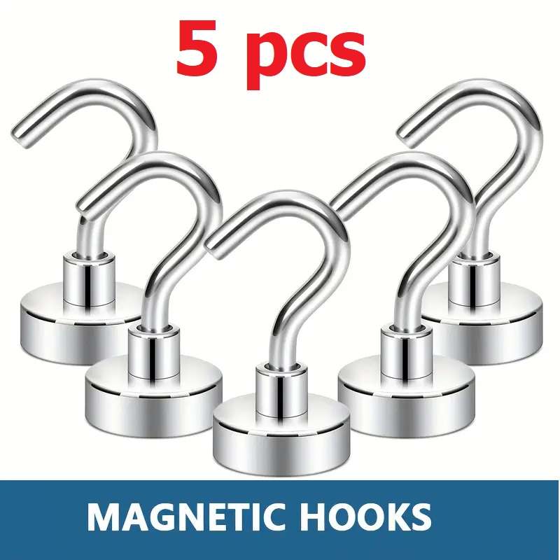 Strong Magnetic Hooks (SET OF 5 PCS) Neodymium Iron Boron Magnets