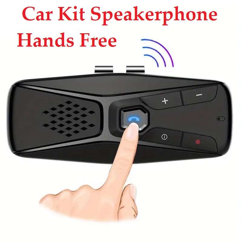 Rechargeable Bluetooth Car Kit Speakerphone Hands Free