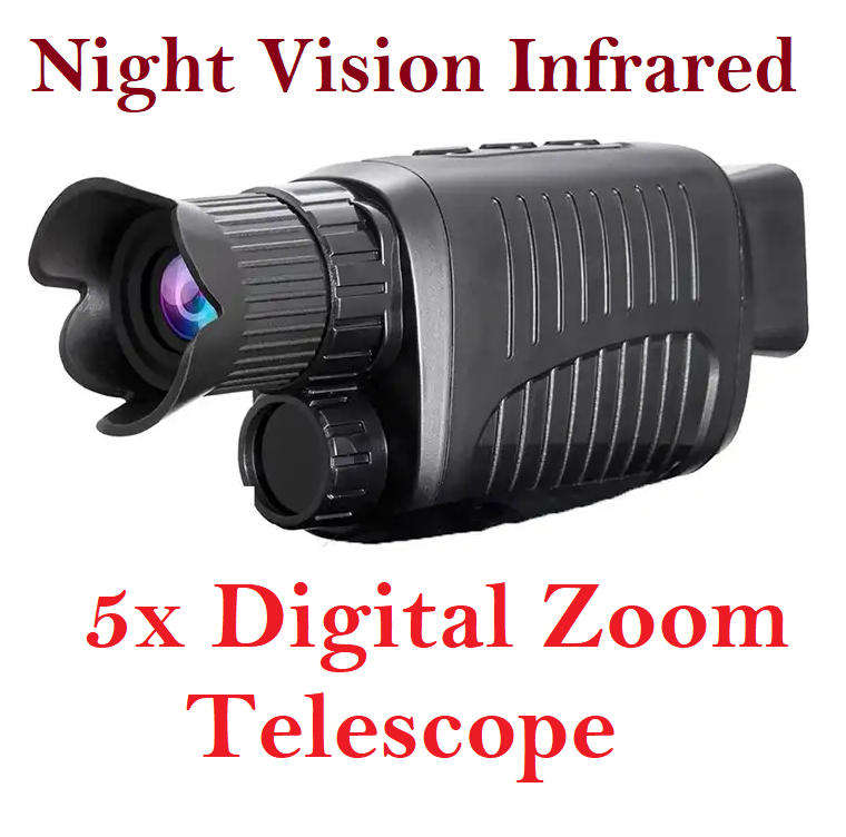 Monocular Night Vision Device Infrared 5x Digital Zoom Telescope  1080P HD