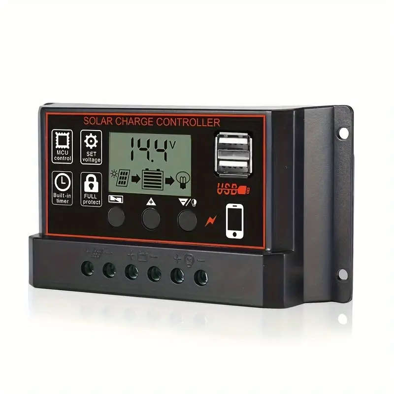 Solar Charge Controller 30A  - Black
