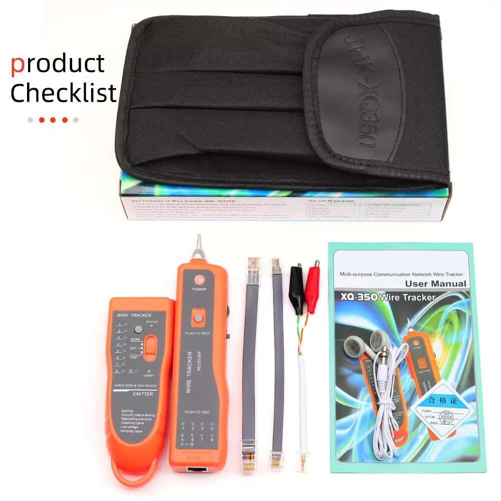 Cable Tester Wire Tracer Network LAN Cable Tester Wire Tracker RJ45 RJ11