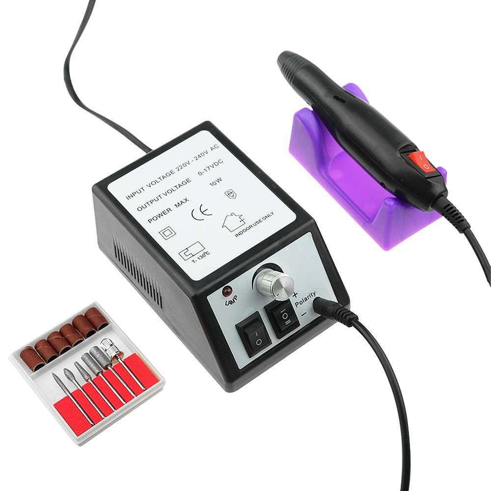 Professional Nail Art Salon Electric Manicure File Nail Drill Machine Kit Set