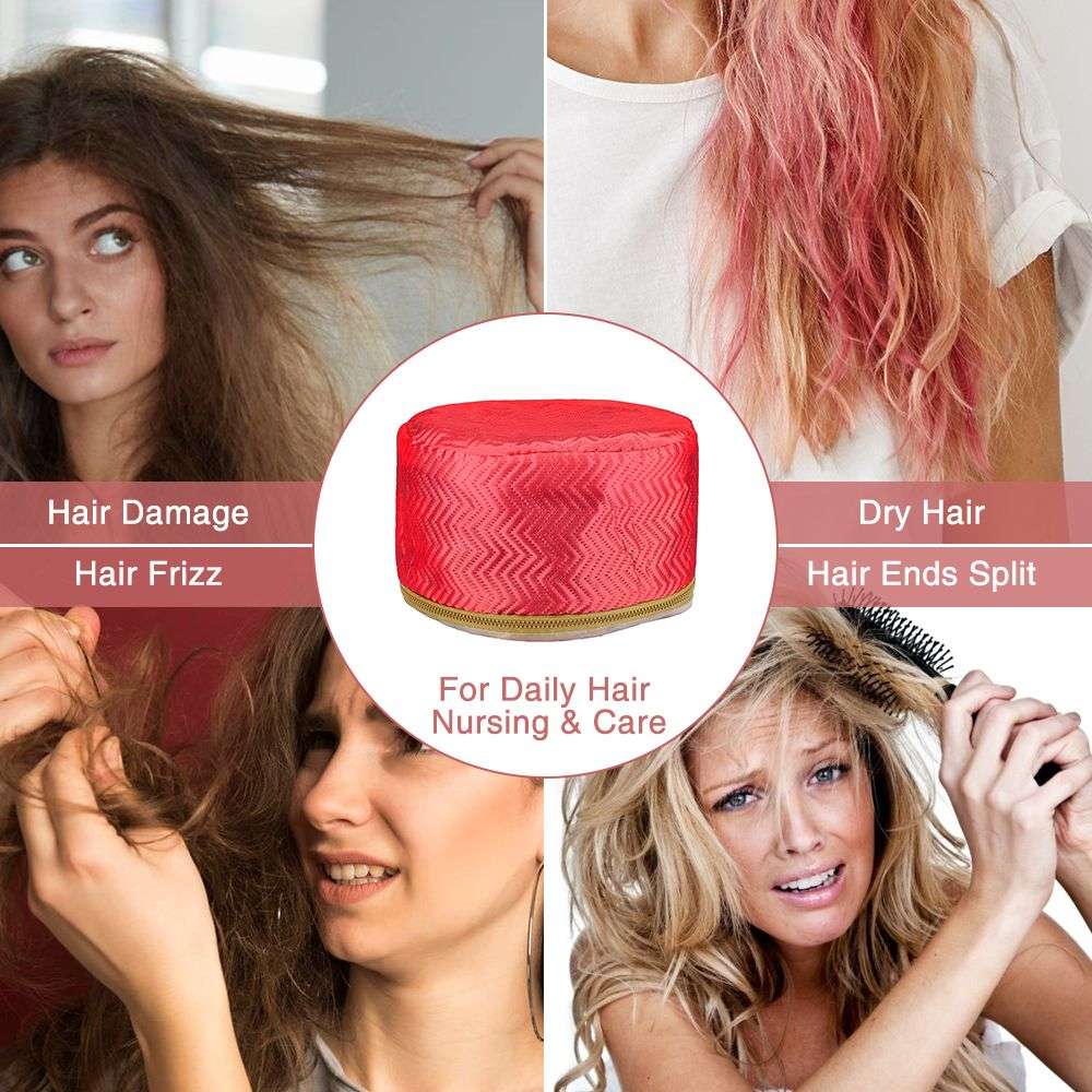 Electric Hair Steamer Cap - hair care spa cap