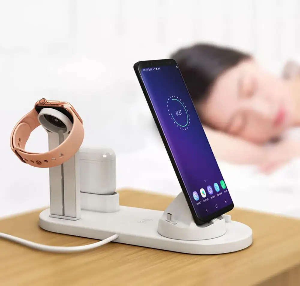 3 in 1 Wireless Charging Dock Station for Apple Watch Airpods iPhone