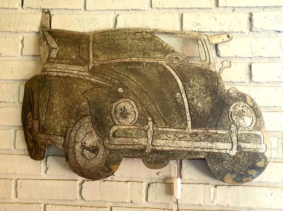 ONE OF A KIND VOLKSIE WALL LIGHT 850 X 550 MM