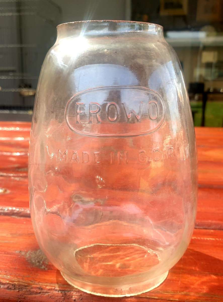 RARE FROWO GERMANY LANTERN GLASS