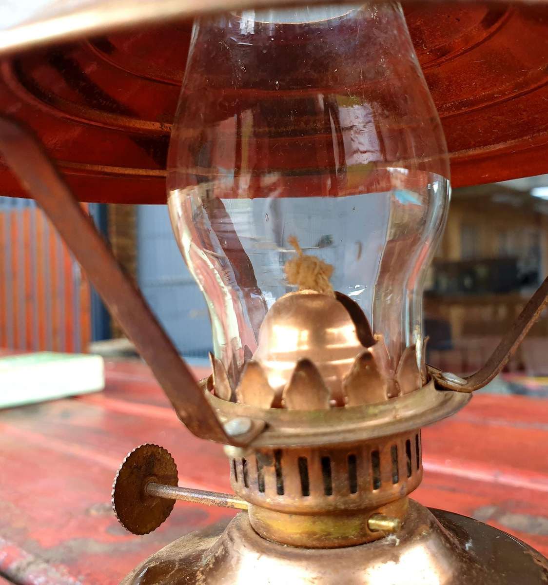 VINTAGE PARAFFIN LANTERN