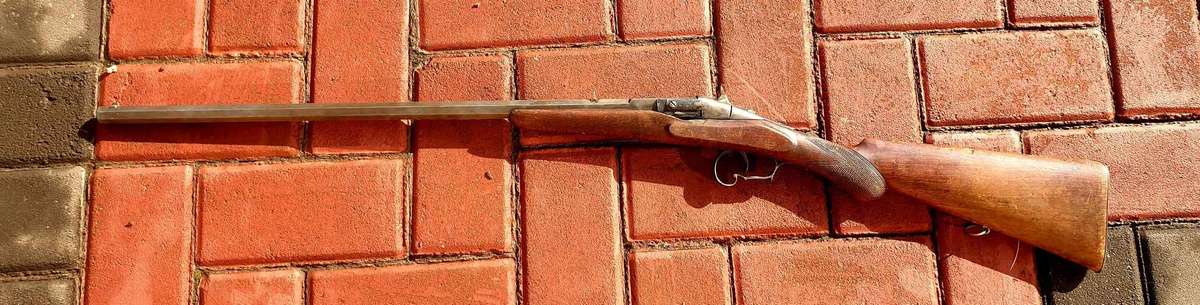 YEAR 1900 BELGIAN OCTOGON BARREL .22 NON- FUNCTIONAL DISPLAY.