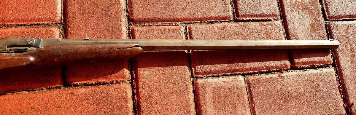 YEAR 1900 BELGIAN OCTOGON BARREL .22 NON- FUNCTIONAL DISPLAY.