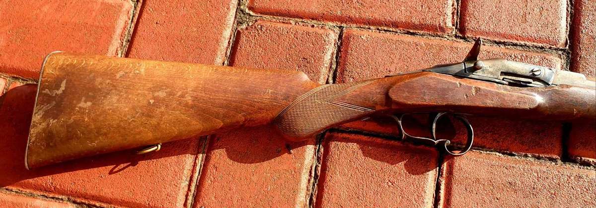 YEAR 1900 BELGIAN OCTOGON BARREL .22 NON- FUNCTIONAL DISPLAY.