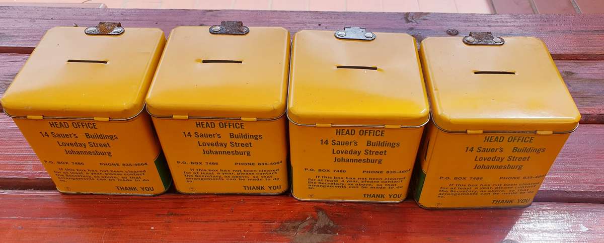 ARCADIA JEWISH ORPHANAGE COLLECTION MONEY BOXES