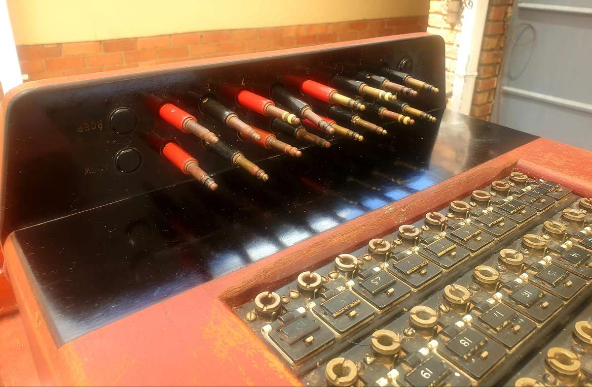 ANTIQUE 30 LINE LAND LINE EXCHANGE COMPLETE