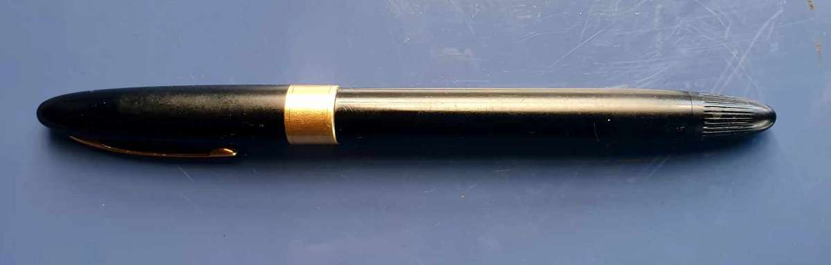VINTAGE SHEAFFER USA M5 WHITE DOT 14K TRIM FOUNTAIN PEN