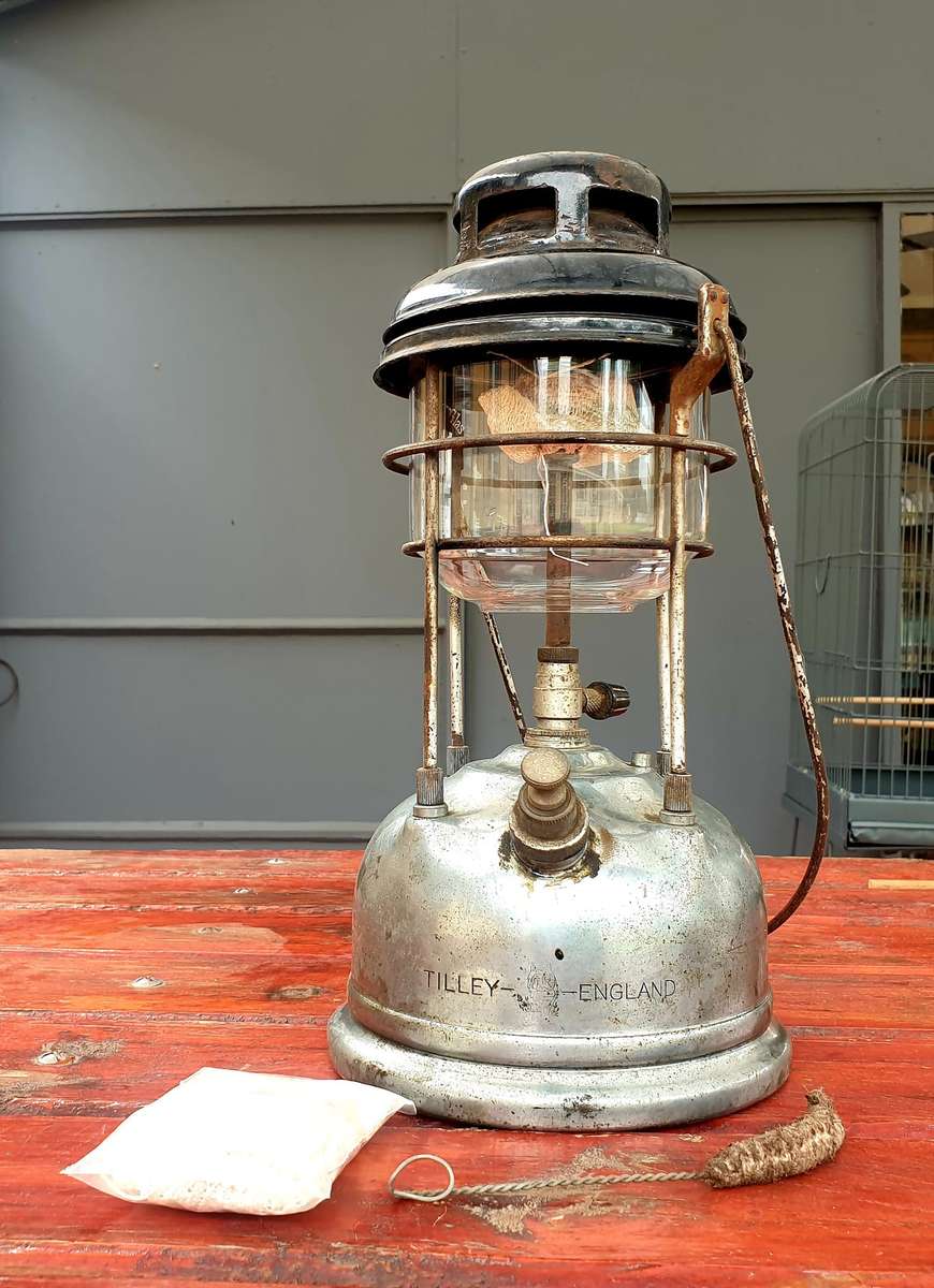 VINTAGE ENGLISH TILLEY KEROSENE LANTERN
