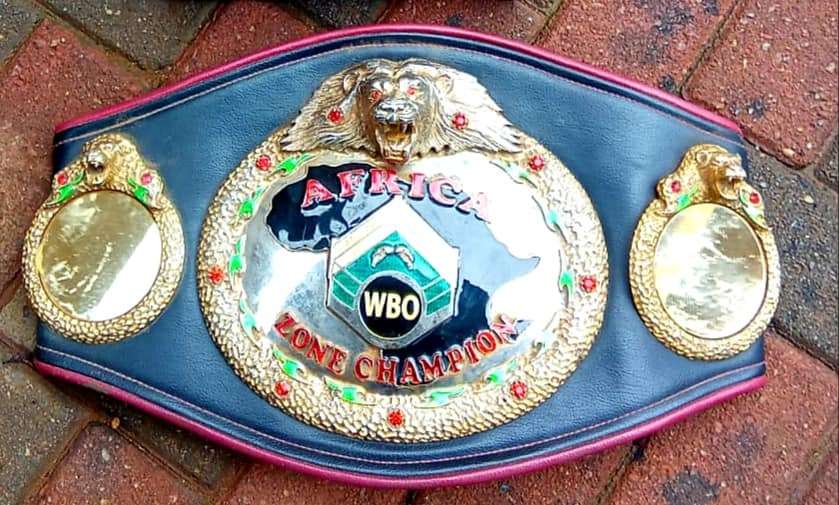 WBO AFRICA ZONE CHAMPION BOXING BELT 3.2 KG