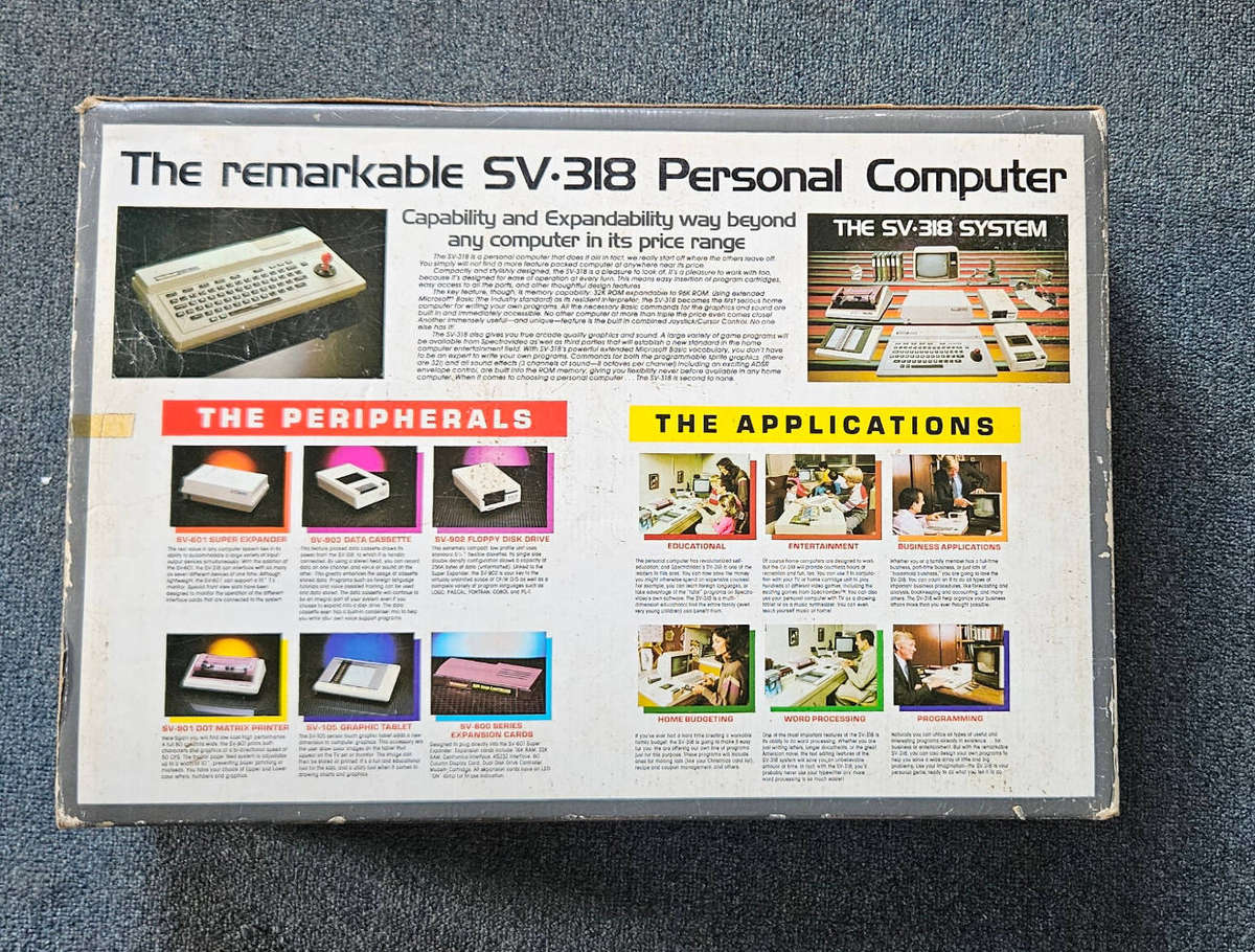 SpectraVideo Sv-318 Retro Computer
