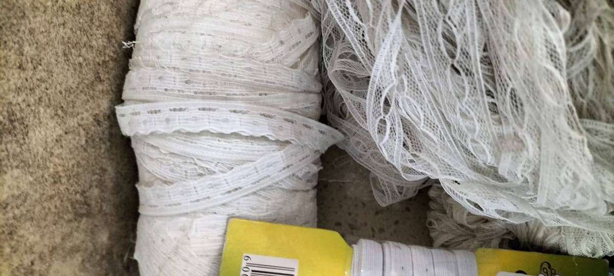 A Massive Amount of Vintage Lace, Hem Facing, Elastic and other Haberdashery