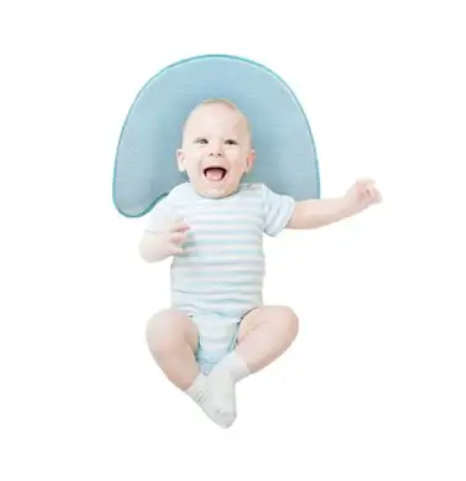 Soft Baby Pillow - Blue