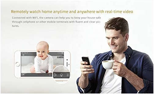 Clever Dog Camera Wifi, Small Pet Nanny Camera with Audio and Video