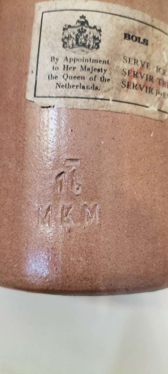 Magnificent and Rare Trio of Erven Lucas Bols 1875 Bottles with Original Labels (Nr1)