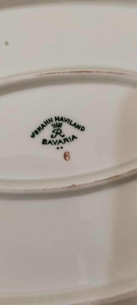 Stunning Johann Haviland Bavaria Fine China Decorative Plate/Platter (Nr19)
