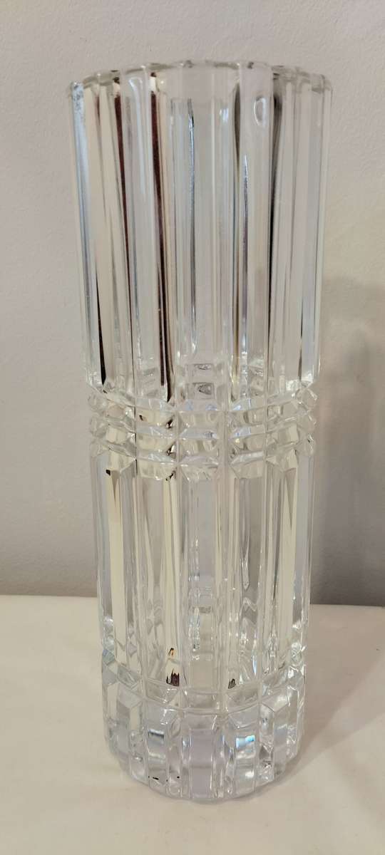 Absolutely Magnificent 1970 Crystal D'Arque Montparnasse Durand Solid 3 Kg Crystal Vase