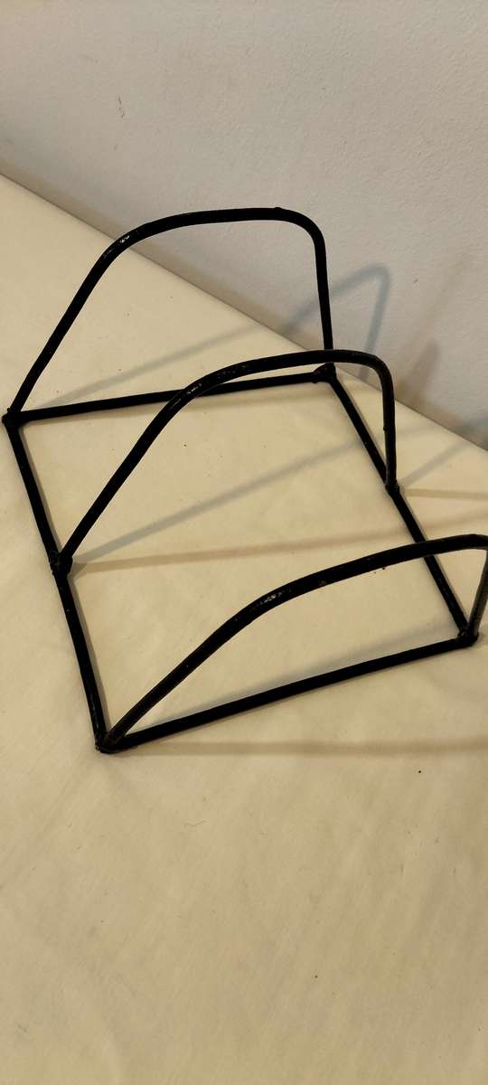 Super Rare Vintage Vinyl Record Metal Storage Rack