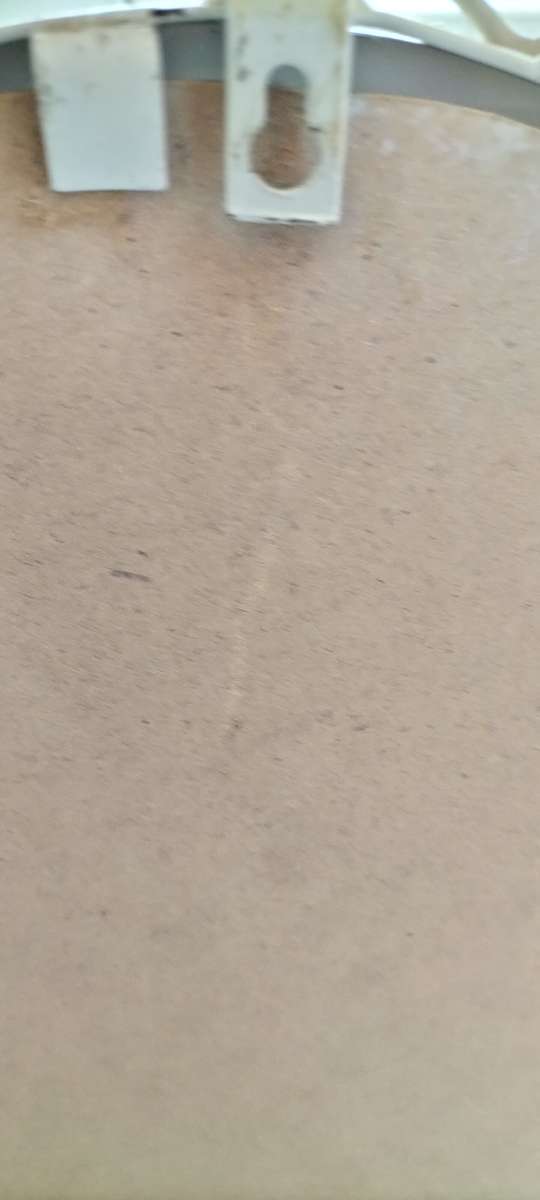 A Superb Wrought Iron Hanging Mirror.