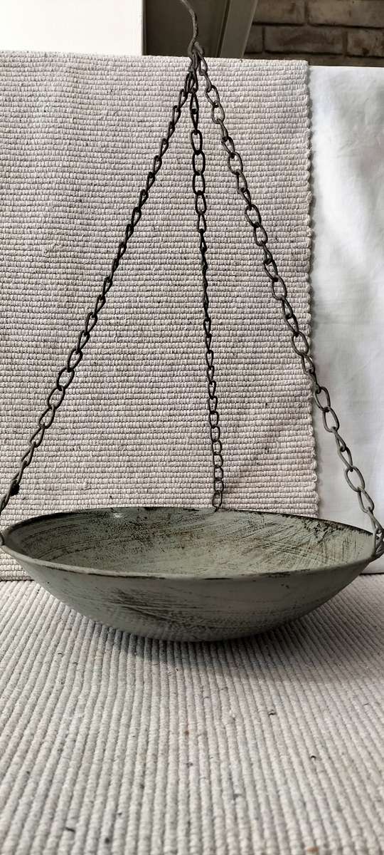 Stunning Vintage Aged Look Hanging Bird Feeder (Nr2)