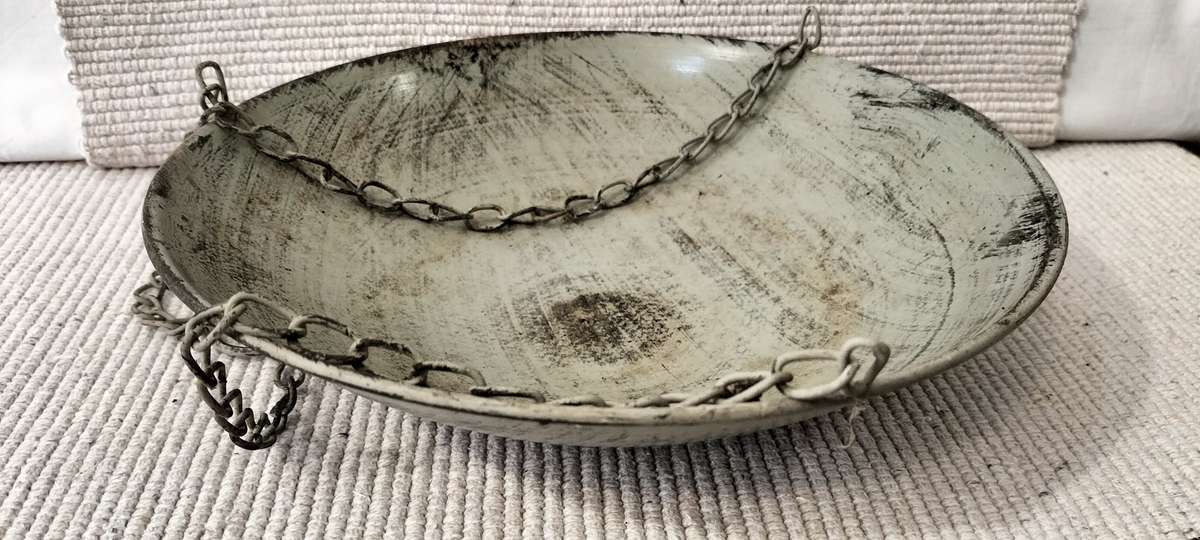 Stunning Vintage Aged Look Hanging Bird Feeder (Nr2)