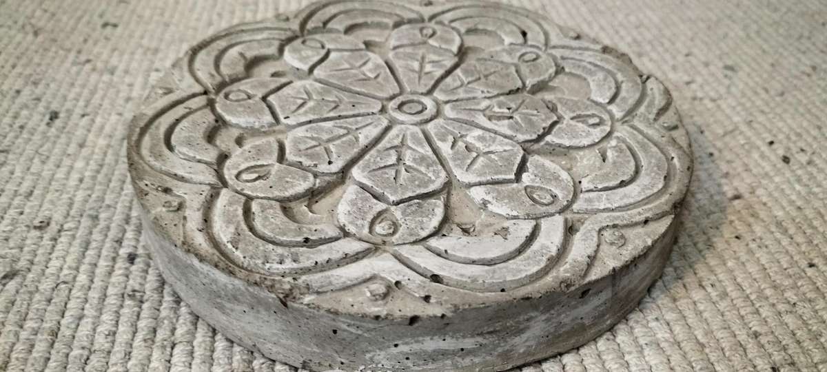 Beautiful Cement Garden Wall Hanging