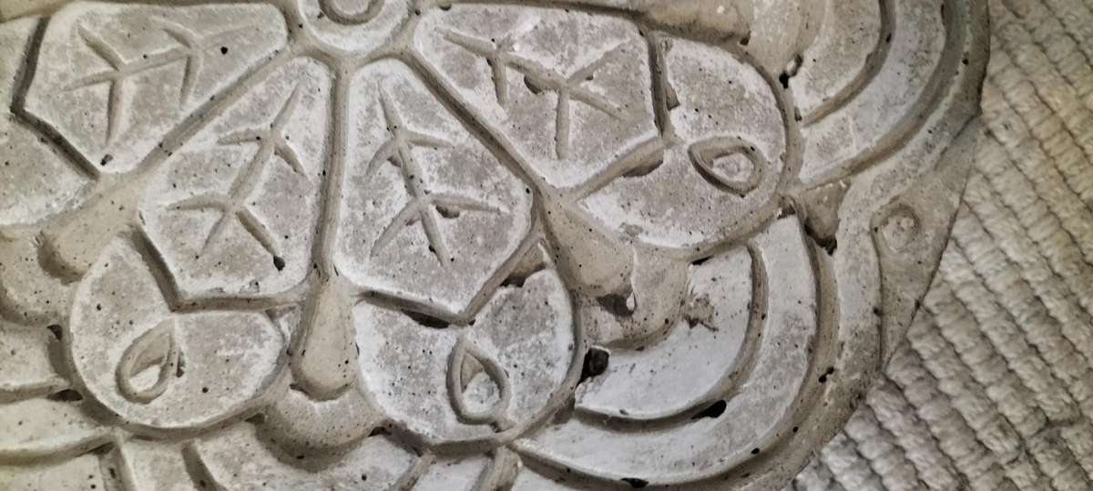 Beautiful Cement Garden Wall Hanging