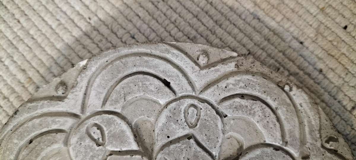 Beautiful Cement Garden Wall Hanging