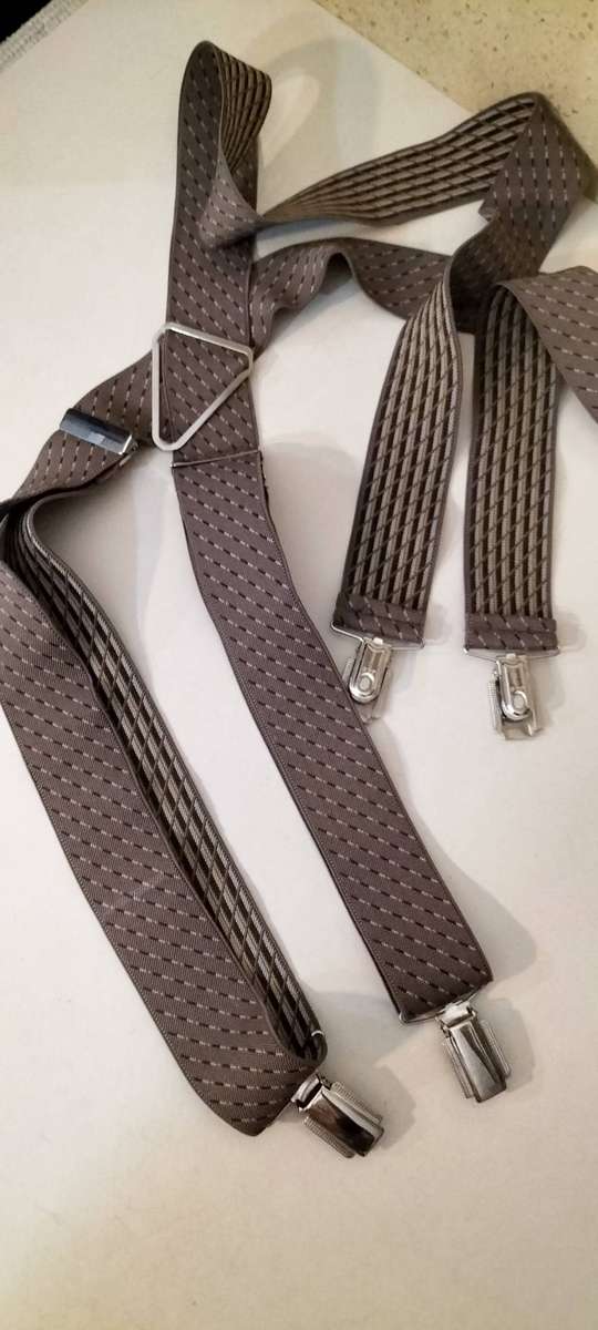 Quality Y-Back Suspenders/Braces for Men with Metal Clips