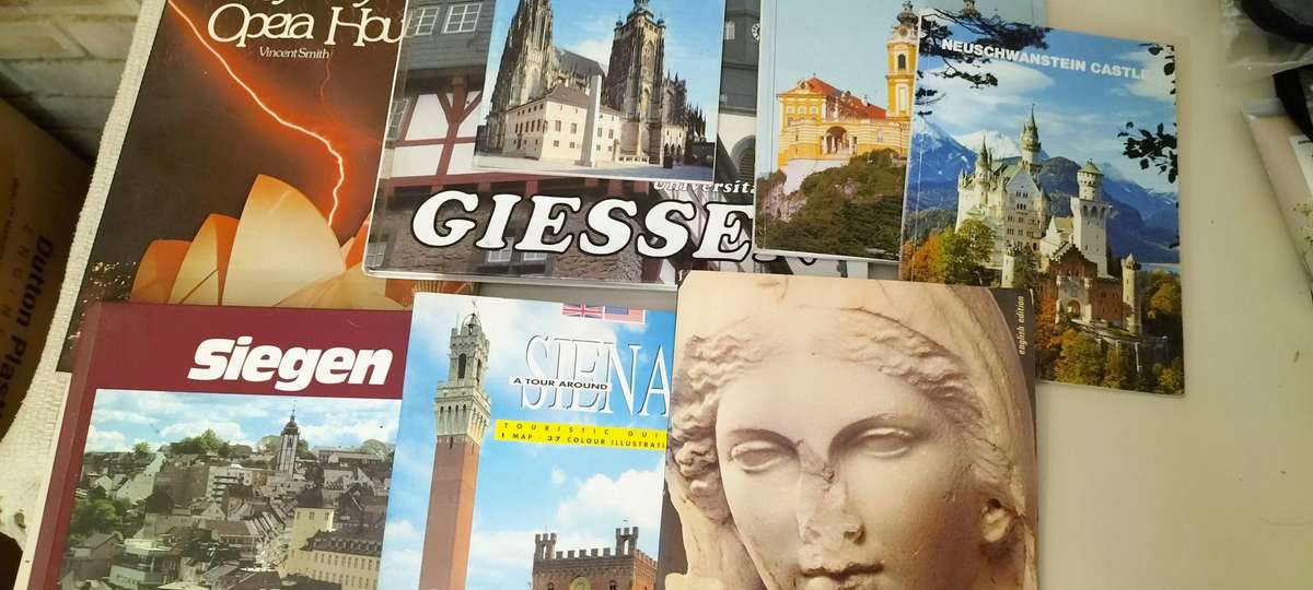 A Collection of 8 Books about Places and Tourist Attractions