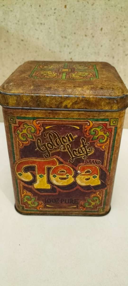 Collectible Lidded Tea Tin