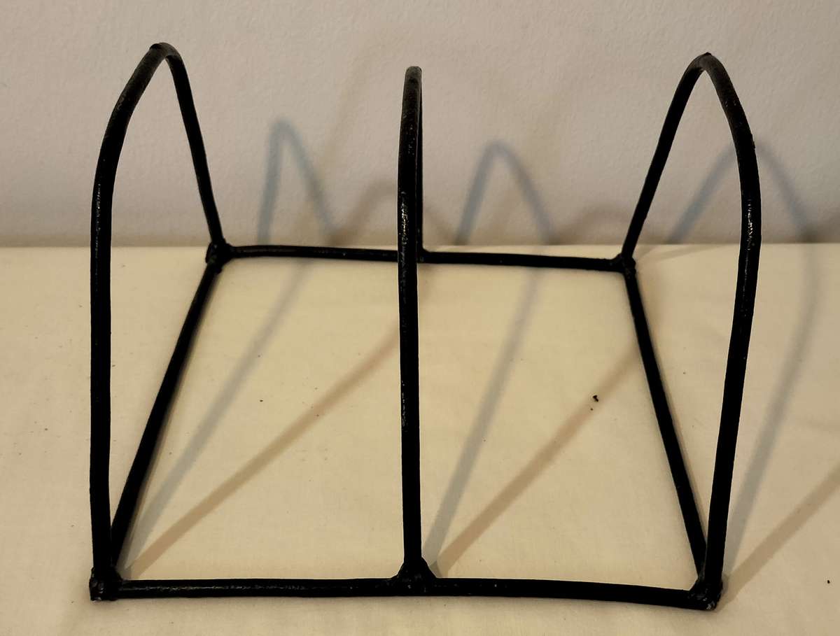 Super Rare Vintage Vinyl Record Metal Storage Rack