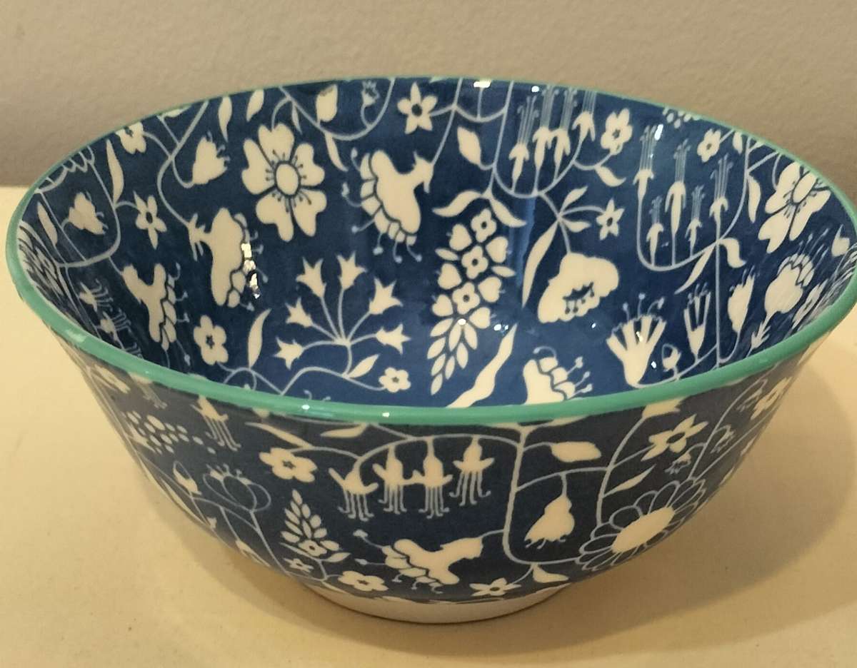 Magnificent Stamped Collectible Decorative Plate/Bowl (nr5)