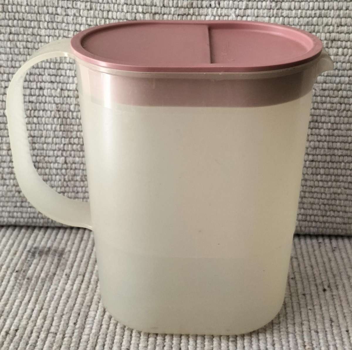 A Rare Pink Tupperware Liter Jug