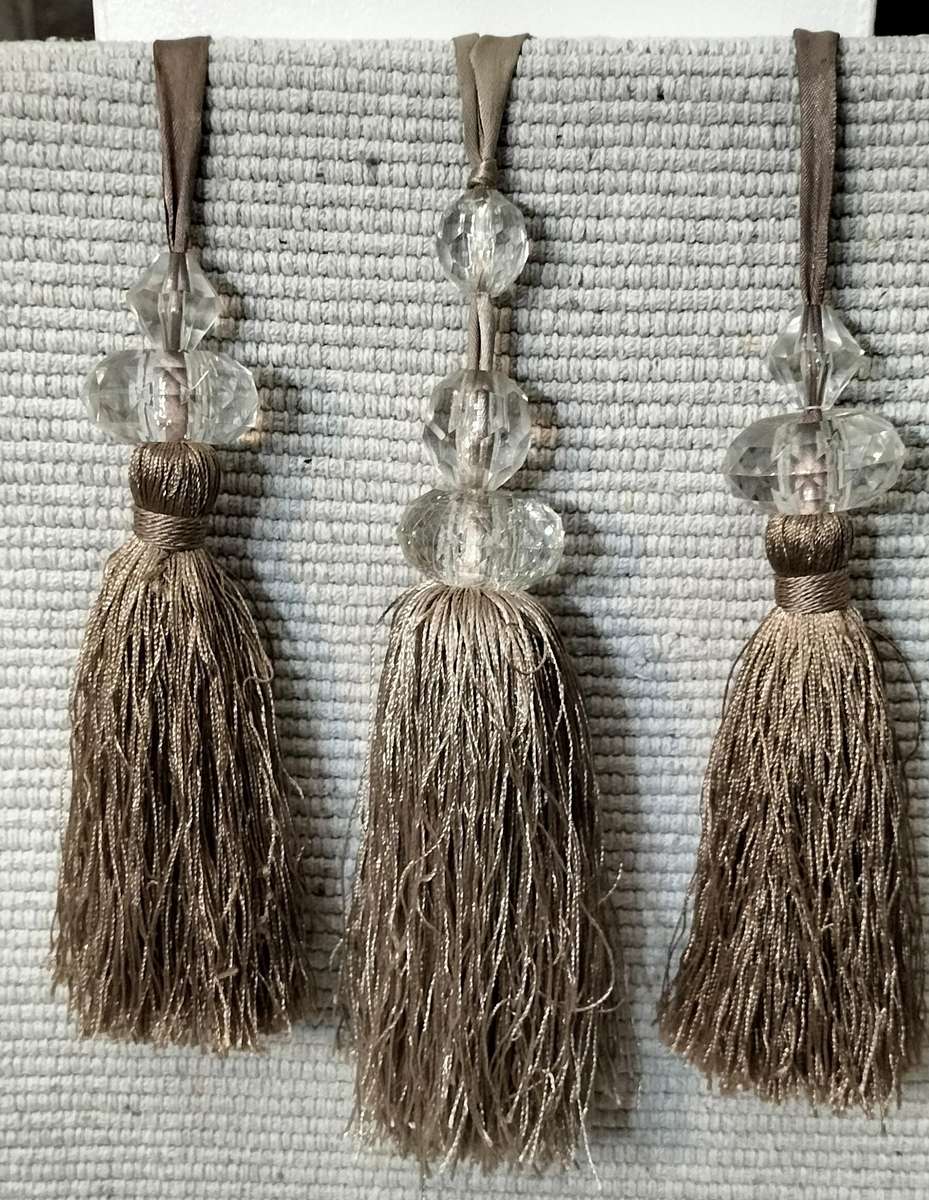 A Stunning Set of 3 Tassel Decorations