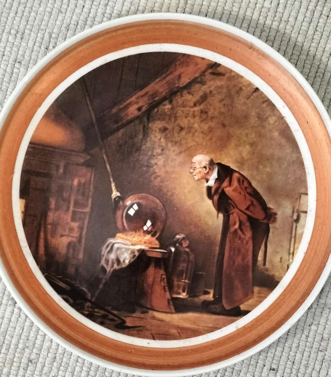 Beautiful "Der Alchimist" by Karl Spitzweg Wall Plate