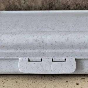 Sturdy Plastic Lunch Box with Clip.