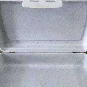 Sturdy Plastic Lunch Box with Clip.