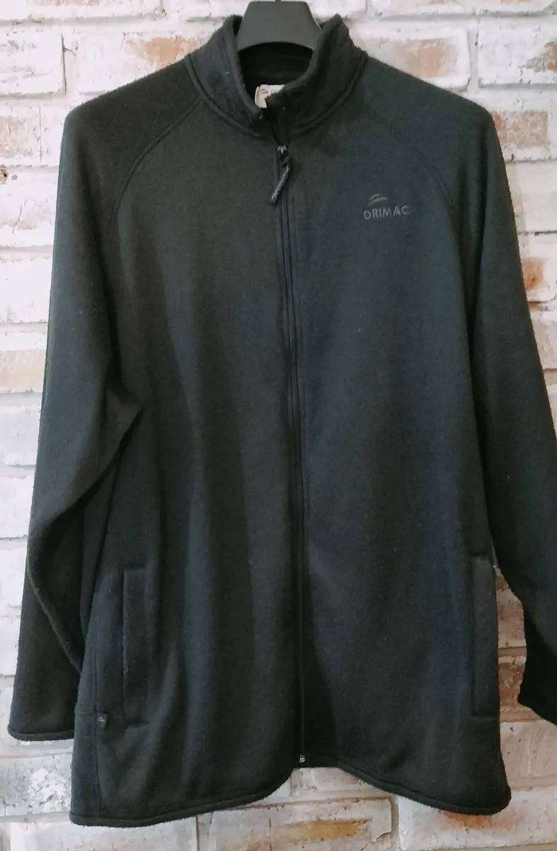 Drimac Large Black Soft Polyester Men's Jacket Polyester.