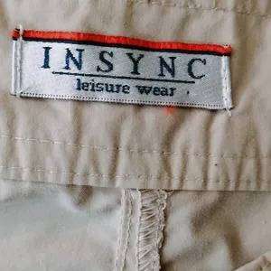 Insync Ladies Three Quarter Pants - Cream - Size 40