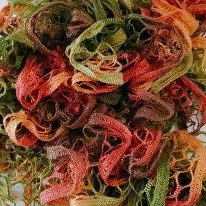 Tivoli Ruffle Scarf Orange - 1.7m