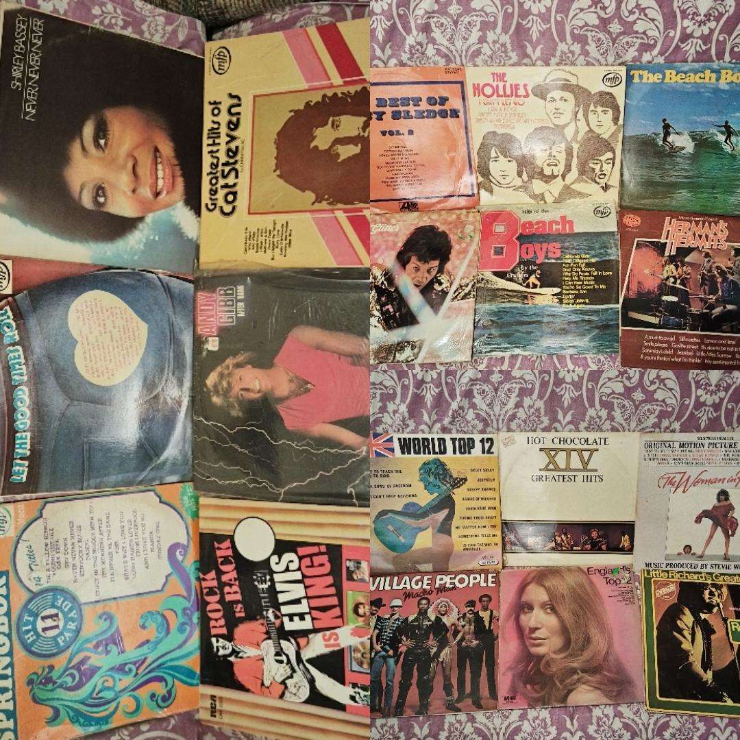 Sony Turntable and Amp with 100+ LP's